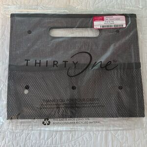 Fold N' File, New in Bag. Color is Charcoal Crosshatch.